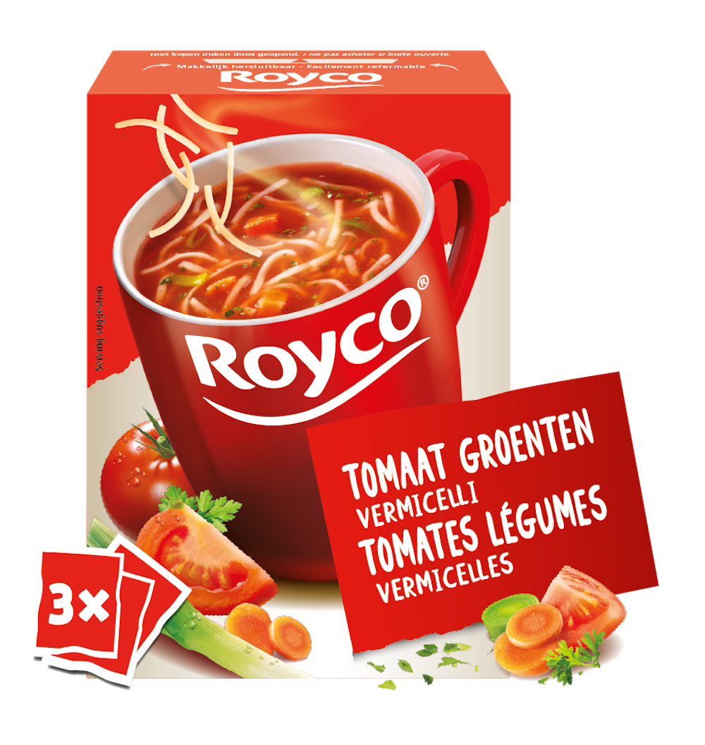 Classic tomaat groenten vermicelli 