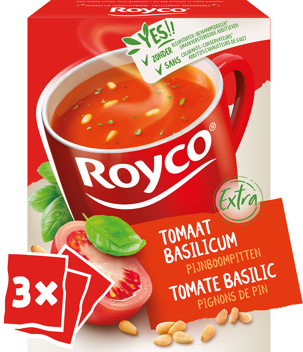 Royco Tomates Basilic Pignons de pin
