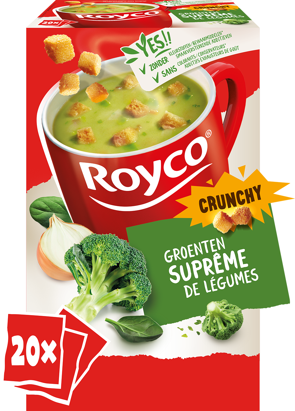 Royco soep crunchy groenten supreme