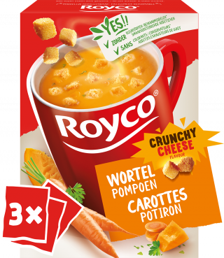 Royco crunchy wortel-pompoen